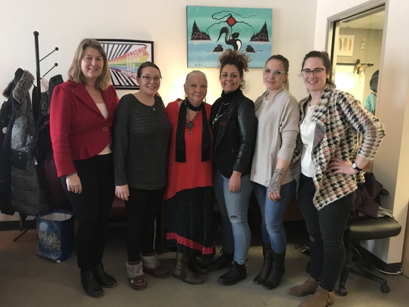 L to R: Bonny Braden, Jocelyn Trochie, Patti Tate, Sandra Stack, Beverly Fullerton, Jonna Reaume